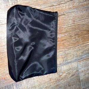 Black toiletry bag